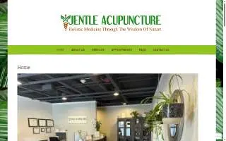 Jentle Acupuncture of Elmhurst website