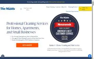 The Maids in Northshore of Evanston website