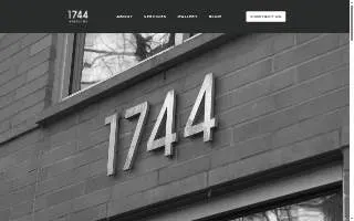 1744 Marketing website