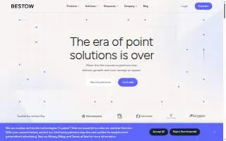 Bestow Vape and Smoke website