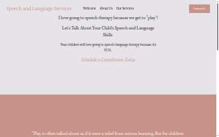 Speech & Language Rehabilitation Services