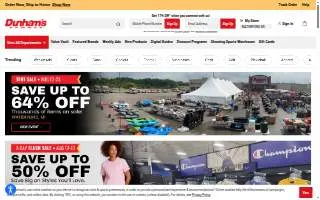 Dunham's Sports of Jacksonville website