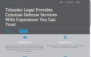 Telander Legal website