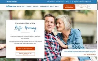 Beltone Hearing Care Center of Glen Ellyn website