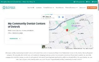 My Community Dental Centers ~ Detroit website