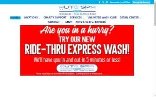 Auto Spa Etc Express Granite City website