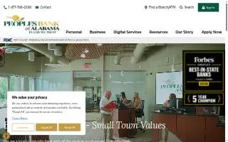 Peoples National Bank website