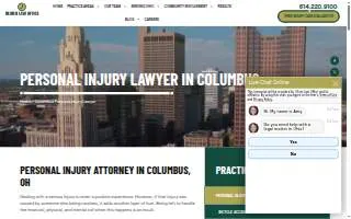 Oliver Law Office - Columbus Personal Injury & Wrongful Death Trial Lawyers website