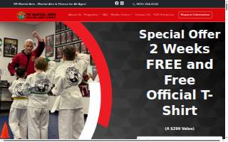 TM Martial Arts Academy of Joliet website