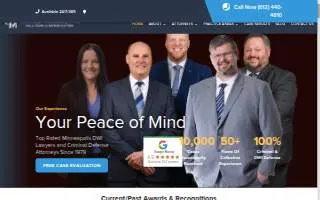 Gerald Miller P.A. of Minneapolis website