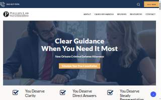Phillips Law - New Orleans Criminal Defense Lawyer & Personal Injury Attorney