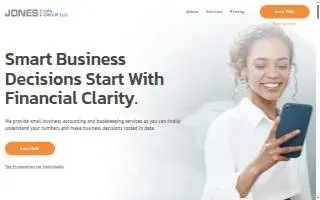 Jones CPA Group LLC | Business Bookkeeping in Houston TX website