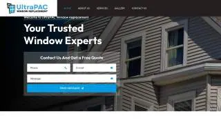 UltraPAC Window Replacement website