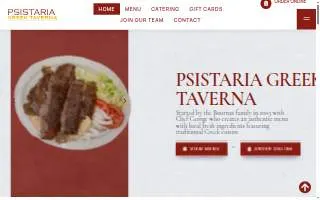 Psistaria Greek Taverna website