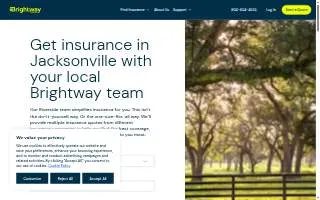 Brightway Insurance, Riverside website