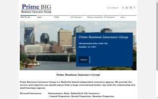 Prime Business Insurance Group, LLC website