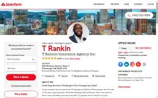 T Rankin - State Farm Insurance Agent website