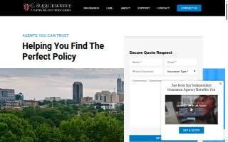 G. Suggs Insurance Agency, Inc. website