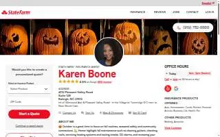 Karen Boone - State Farm Insurance Agent website