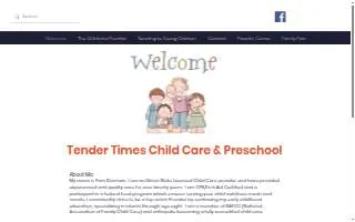 Tender Times Child Care and Preschool website