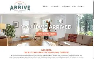 Team Arrive Portland at Neighbors Realty website