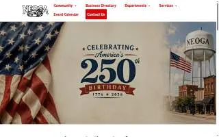 Neoga Body Shop website