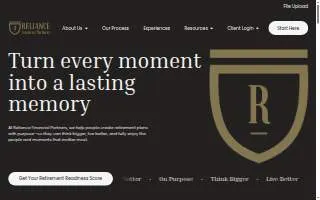Reliance Financial Partners website