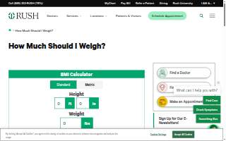 Weight Reduction Center website