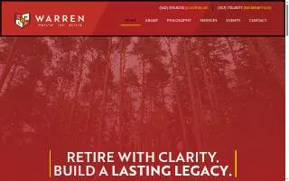 Warren Wealth & Tax website