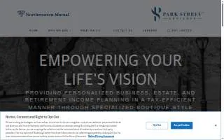 Park Street Advisors website