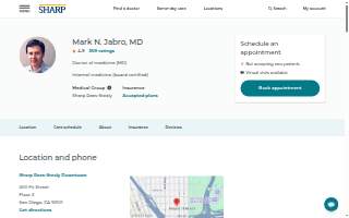 Mark Jabro, MD - Sharp Rees-Stealy Downtown