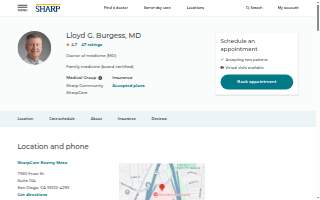 Lloyd Burgess, MD - SharpCare Kearny Mesa