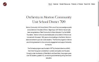 Morton Orchestra Program