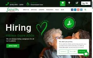 Sahara Home Care of Mount Prospect website