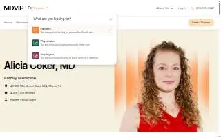 Dr. Alicia Coker, MD website