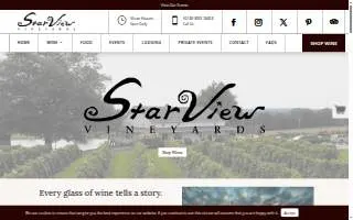 StarView Vineyards of Murphysboro website