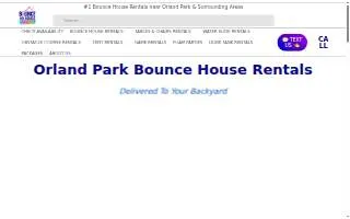 Bounce My House Party Rentals of New Lenox website