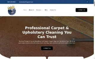 Kingdom Global Services Carpet Cleaners of Niles website