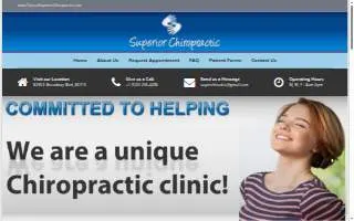 Superior Chiropractic website
