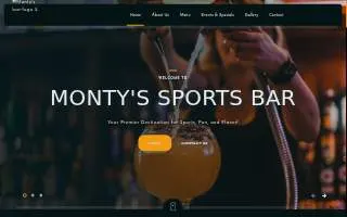 Montys Electric Company website