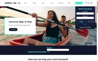 Earthmover Credit Union website