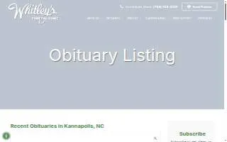 The Whitley of Aurora website