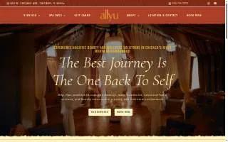 Allyu Spa website