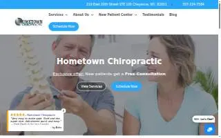 Chiropractic Wellness of Tinley Park website
