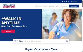 Total Access Urgent Care - O'Fallon, IL website