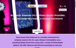 Deep House Entertainment of O'Fallon website