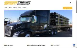 Smart Trans Logistics website