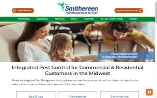 Smithereen Pest Management Services of Skokie website