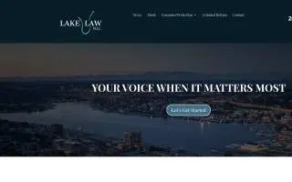 Lake Law, Pllc website