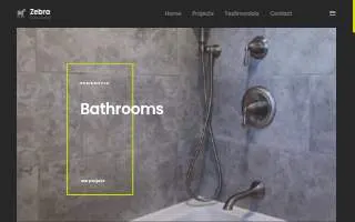 Zebra Remodeling website
